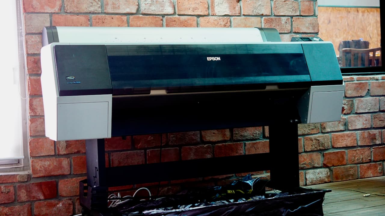 Epson 9900 대형 프린터 공유 시작